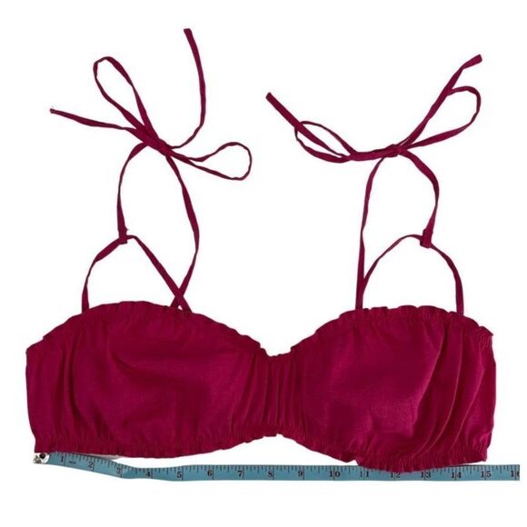 NWT Anthropologie Ruched Sweetheart Bralette - Picture 9 of 12